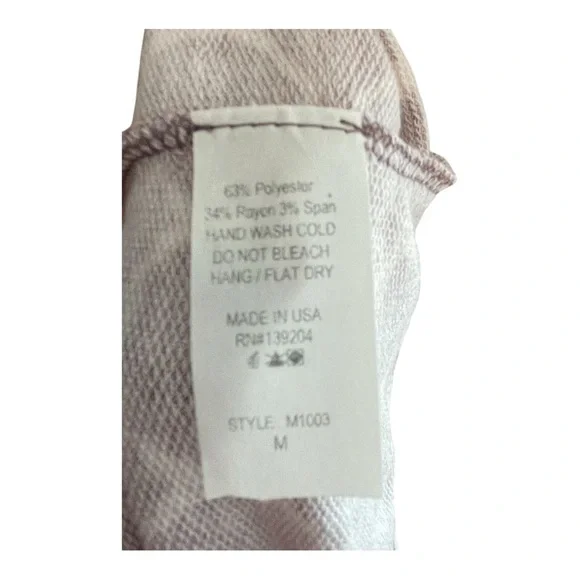 NWOT Chic Women's Long Sleeve Top - Mauve and Cream - Picture 4 of 4